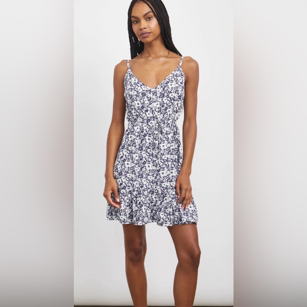 Rails Eleanor Women’s Dress Navy White Texture Floral
Size M